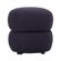 6 Puff Redondo Respiro Rivatti 39 cm -Altura- Estofado em Boucle Azul Noite
